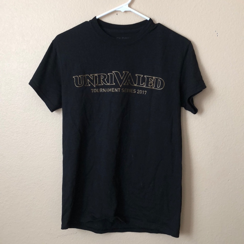 black UNRIVALED tee
